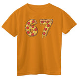 Six Seven Pizza Slice Kids Tee