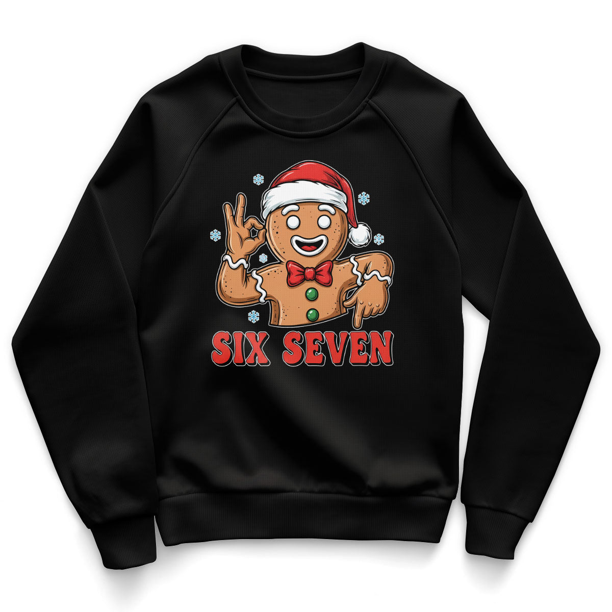 Six Seven Gingerbread Kids Sweatshirt