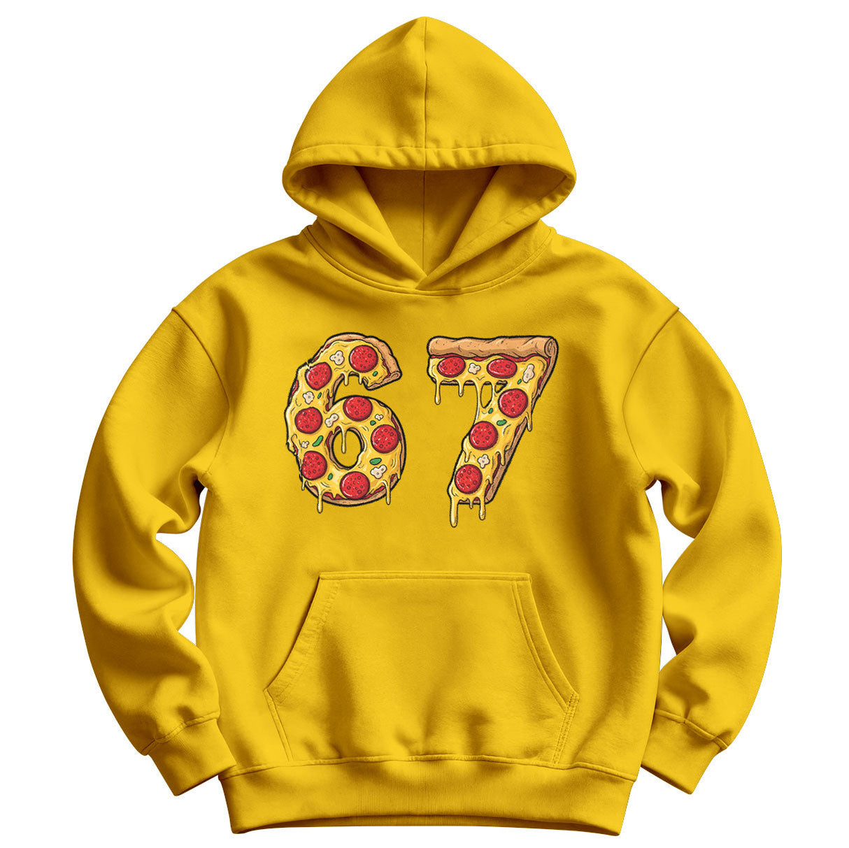 Six Seven Pizza Slice Kids Hoodie