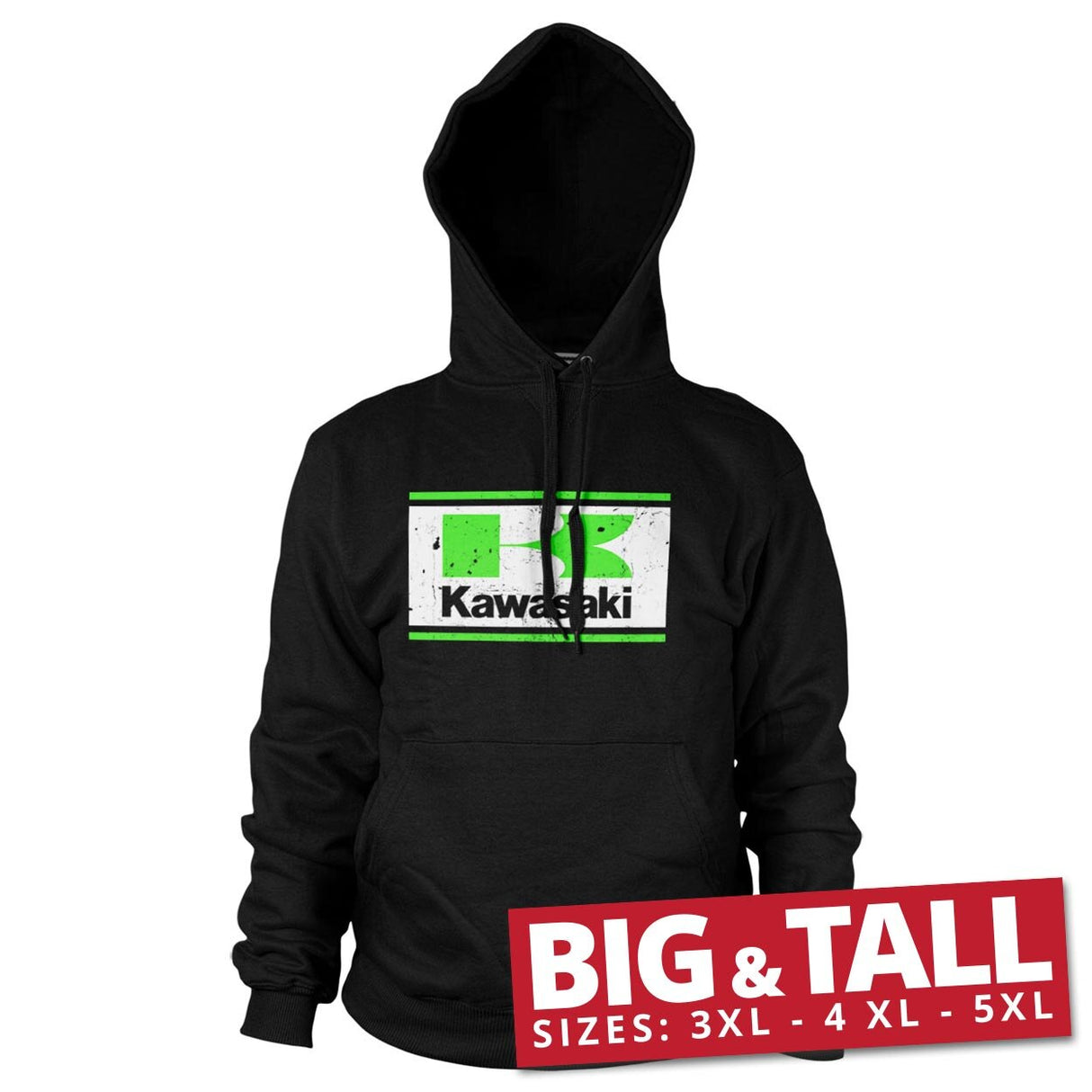 Kawasaki Vintage Logo Big & Tall Hoodie