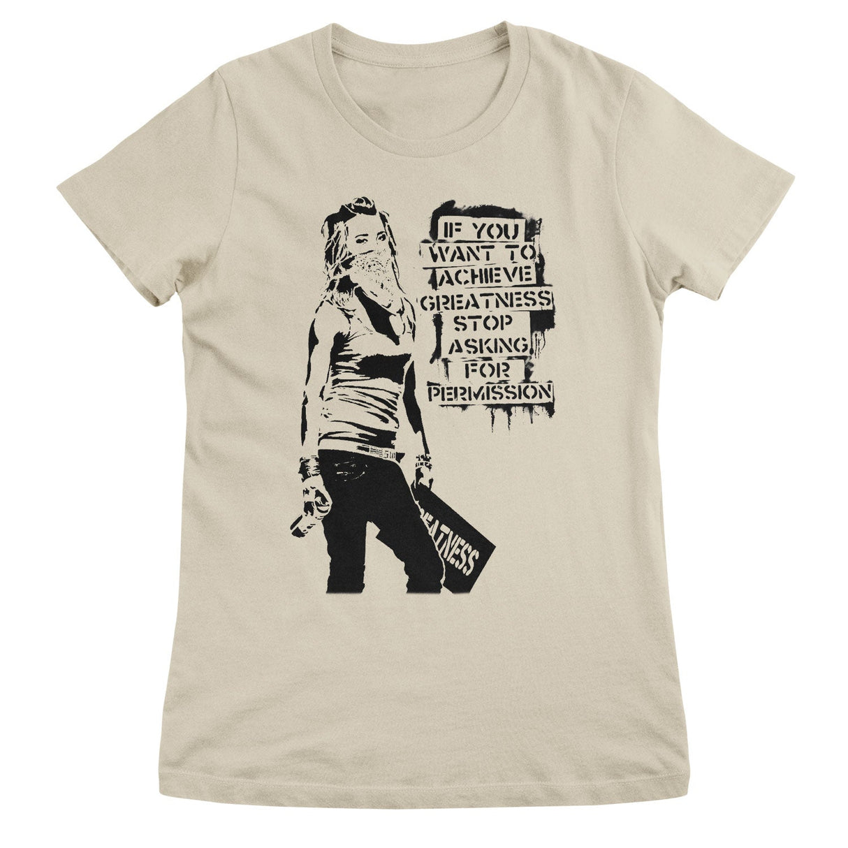 Banksy - Greatness Girly Top