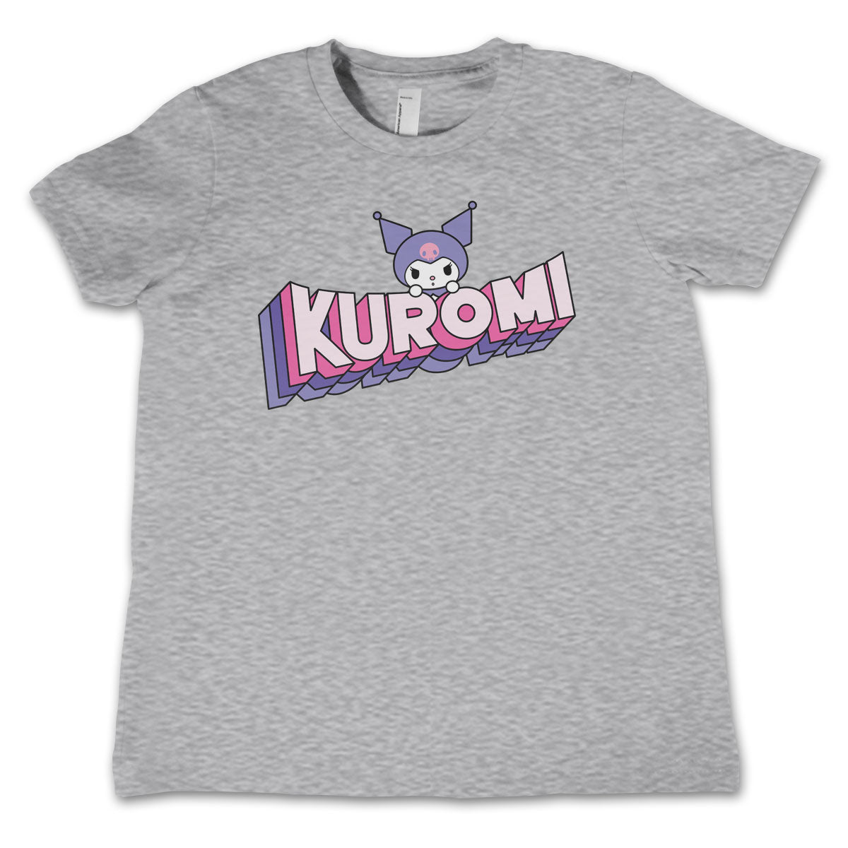 Kuromi Retro Pop Logo Kids Tee