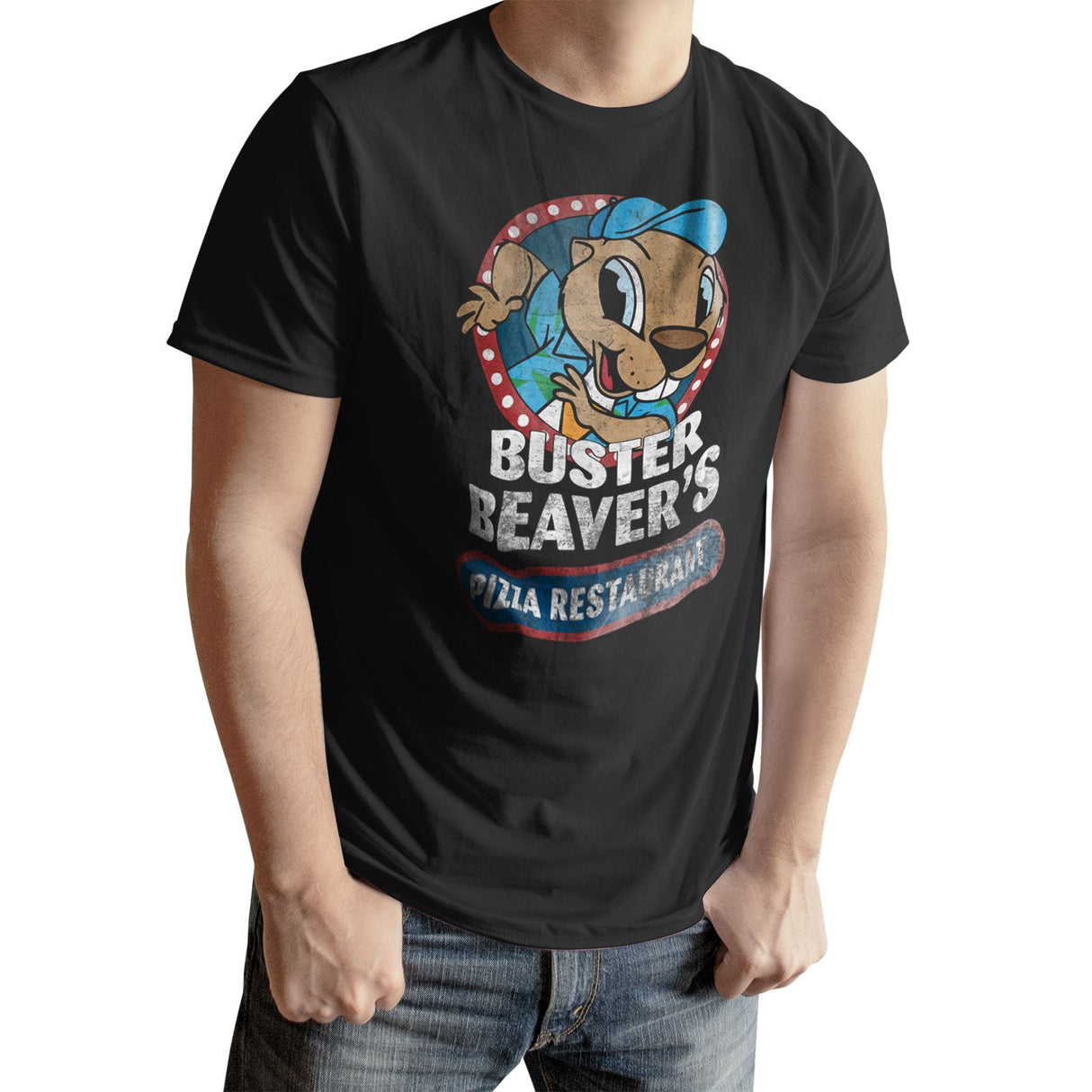 Buster Beaver's Pizza Restaurant T-Shirt