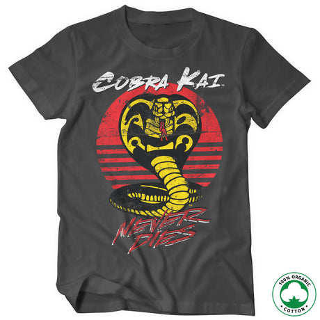 Cobra Kai Never Dies Organic T-Shirt