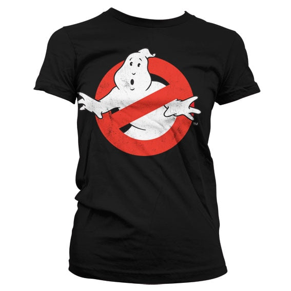 Ghostbusters Distressed Logo Girly T-Shirt