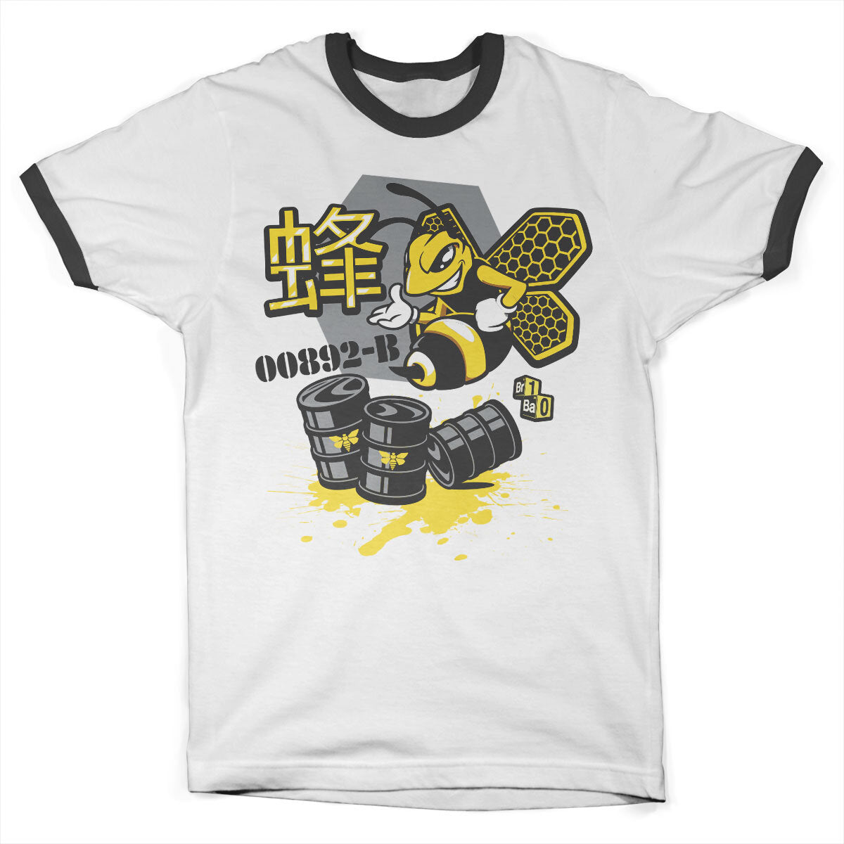 Breaking Bad Meth Bee 00892-B Ringer Tee