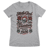 Route 66 Freedom Roses Girly Tee