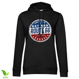 Route 66 - Hot Rod Garage Girls Hoodie