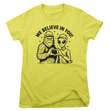 We Believe In You - ToddArt Girly Tee