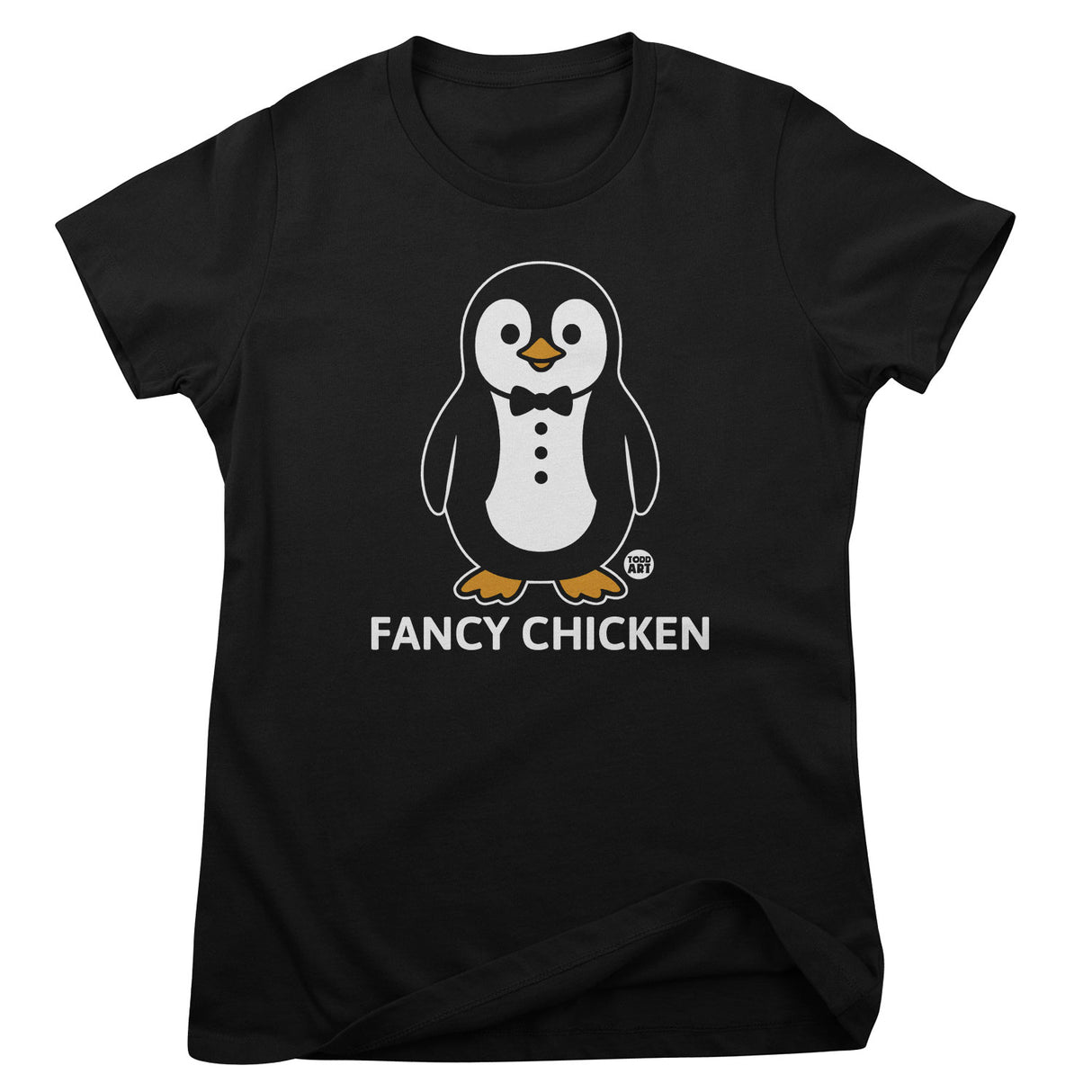 Fancy Chicken - ToddArt Girly Tee