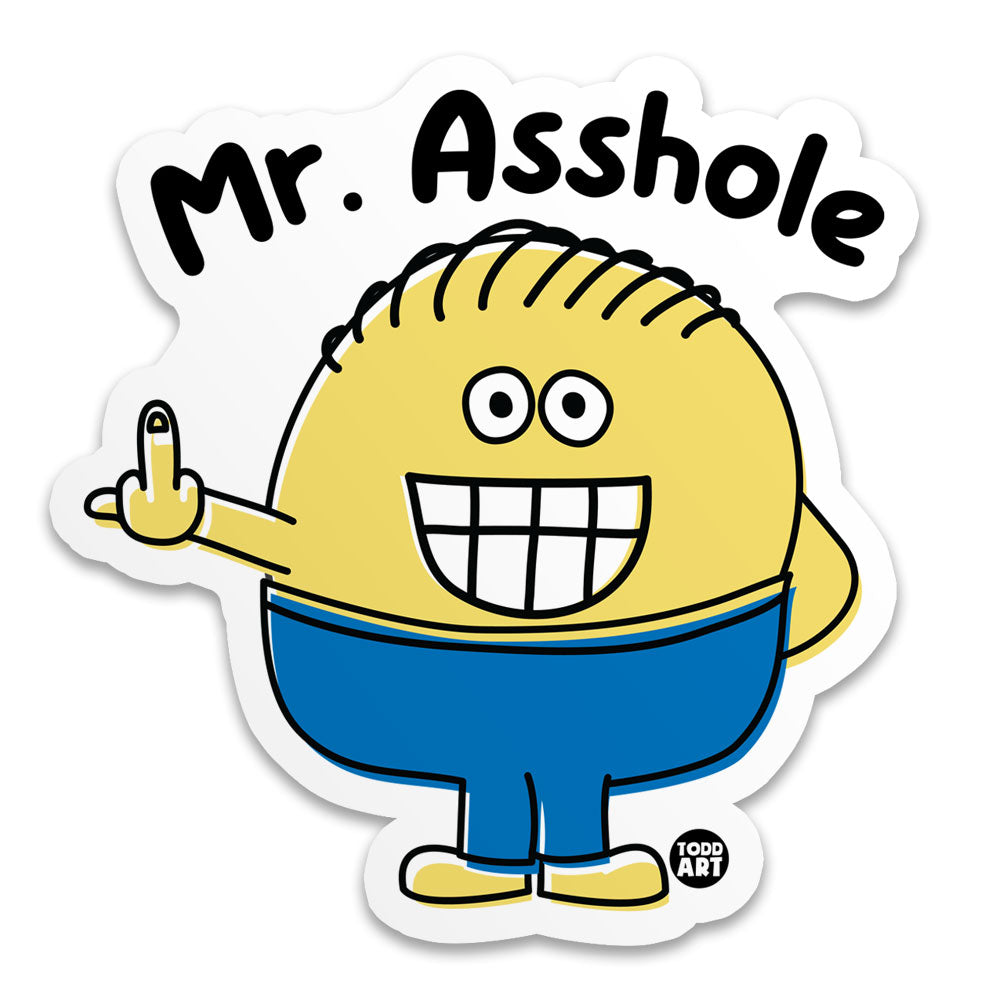 Mr Asshole Sticker