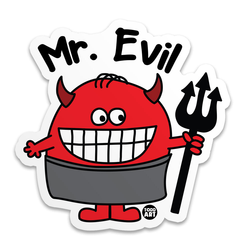 Mr Evil Sticker