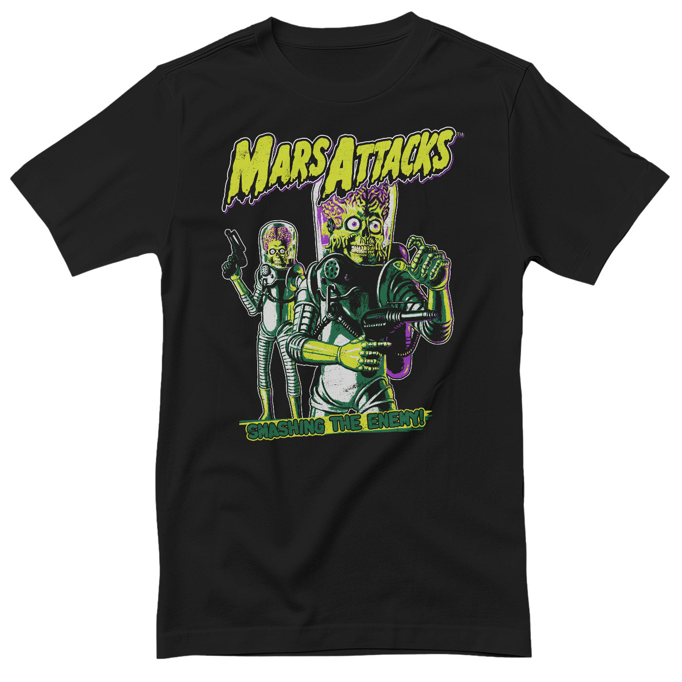 Mars Attacks - Smashing The Enemy T-Shirt – Shirtstore