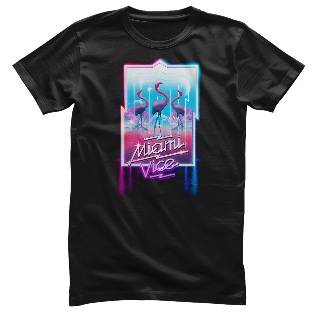 Miami Vice Neon Sign T-Shirt – Shirtstore