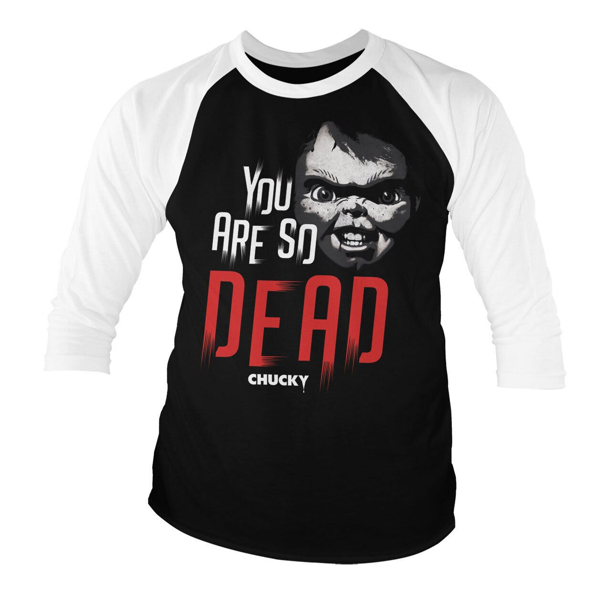 Chucky - You Are So Dead Baseball 3/4 Sleeve Tee