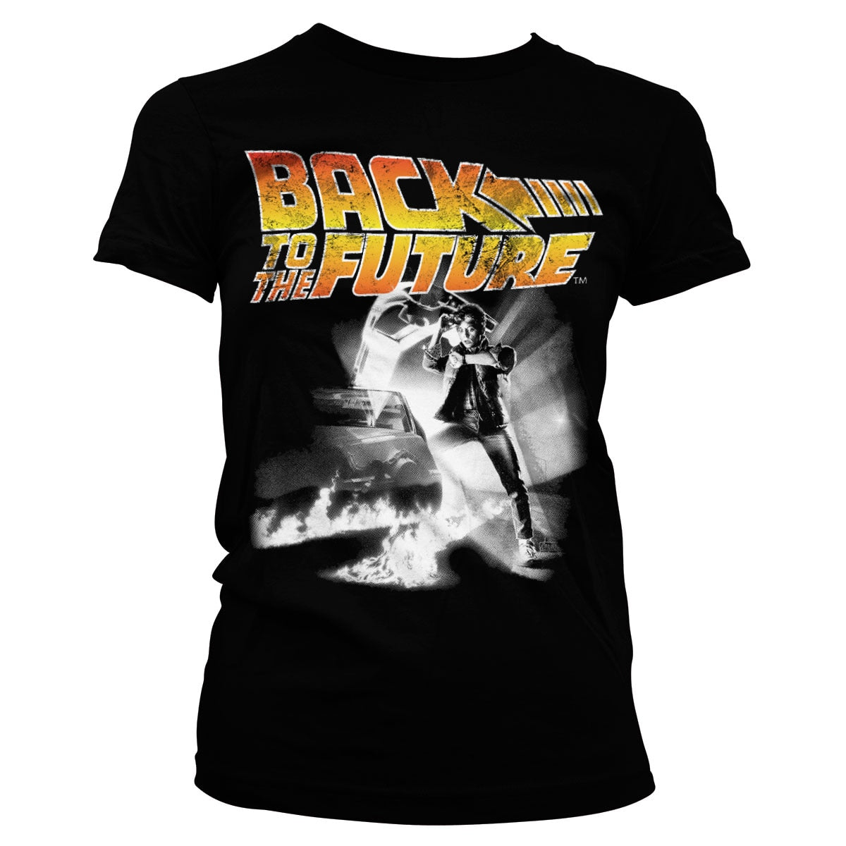 Back To The Future Poster Girly Tee