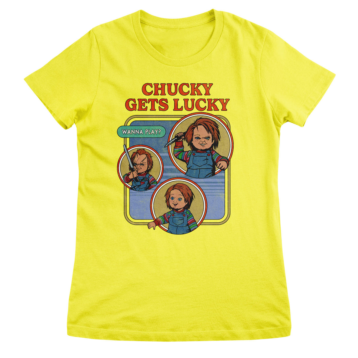 Chucky Gets Lucky Girly Tee