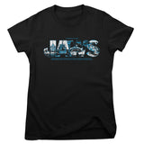 Jaws Logo Scenes Girly Tee