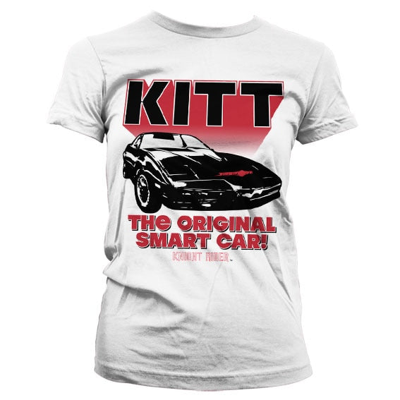 Knight Rider - KITT The Original Smart Car Girly T-Shirt