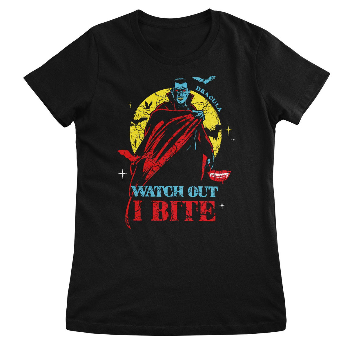 Dracula - Watch Out I Bite Girly Tee