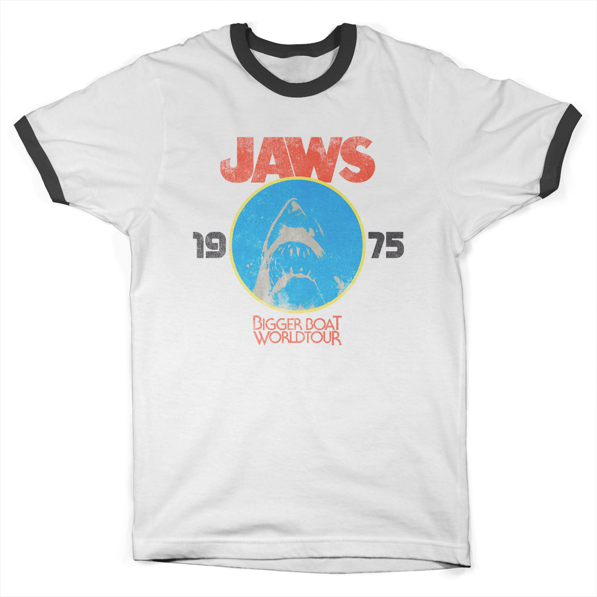 JAWS - Bigger Boat Tour Ringer Tee