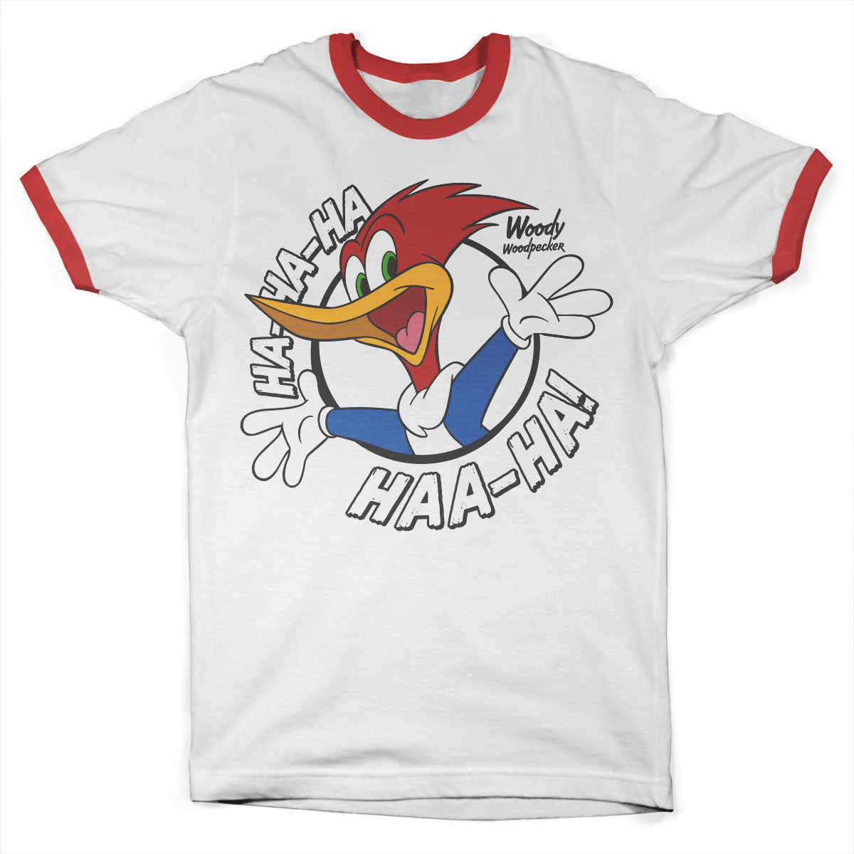 Woody Woodpecker HAHAHA Ringer Tee