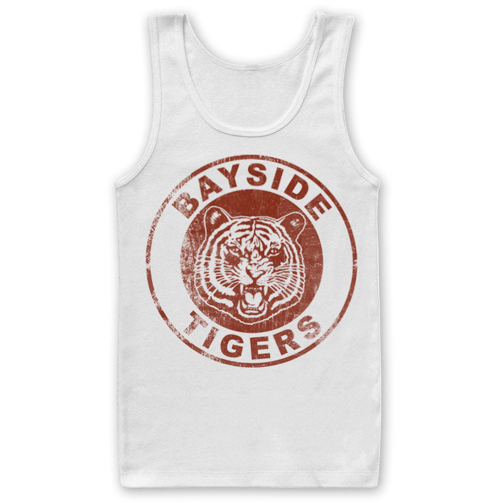 Bayside Tigers Washed Logo Tank Top