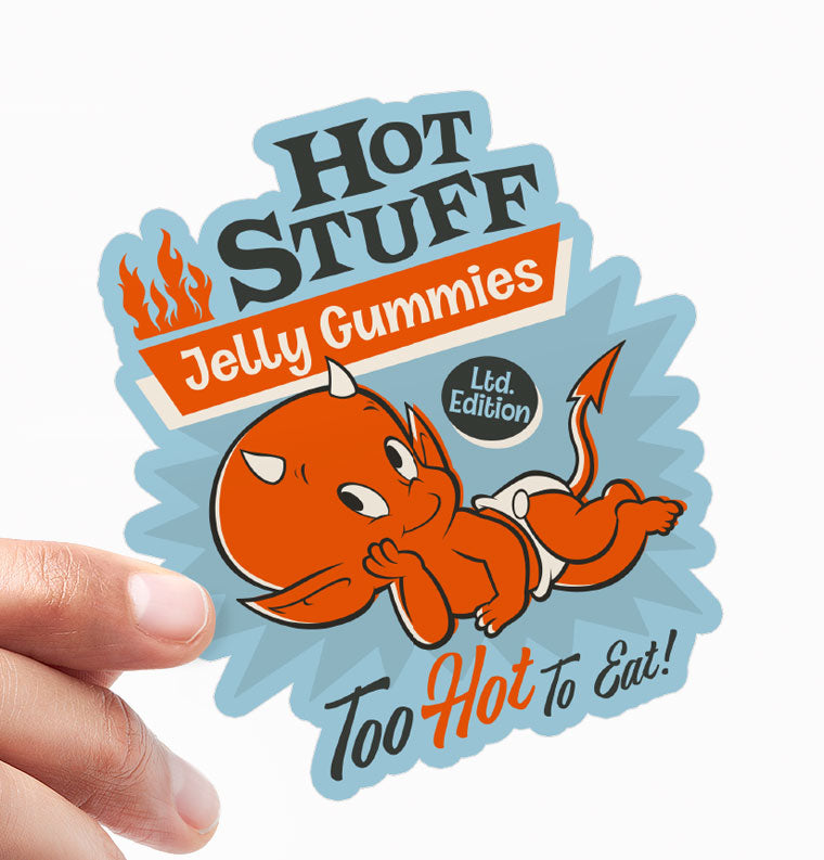 Hot Stuff Jelly Gummies Sticker