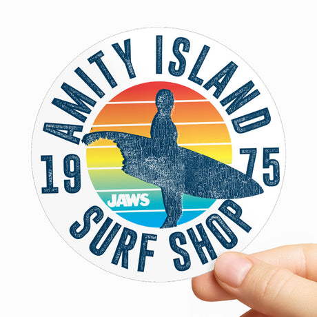 Amity Island Surf Shop Since 1975 Sticker