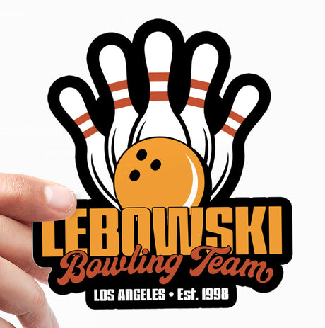 The Big Lebowski Bowling Team Sticker