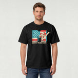 MTV Distressed USA-Flag T-Shirt