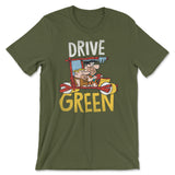 The Flintstones - Drive Green T-Shirt