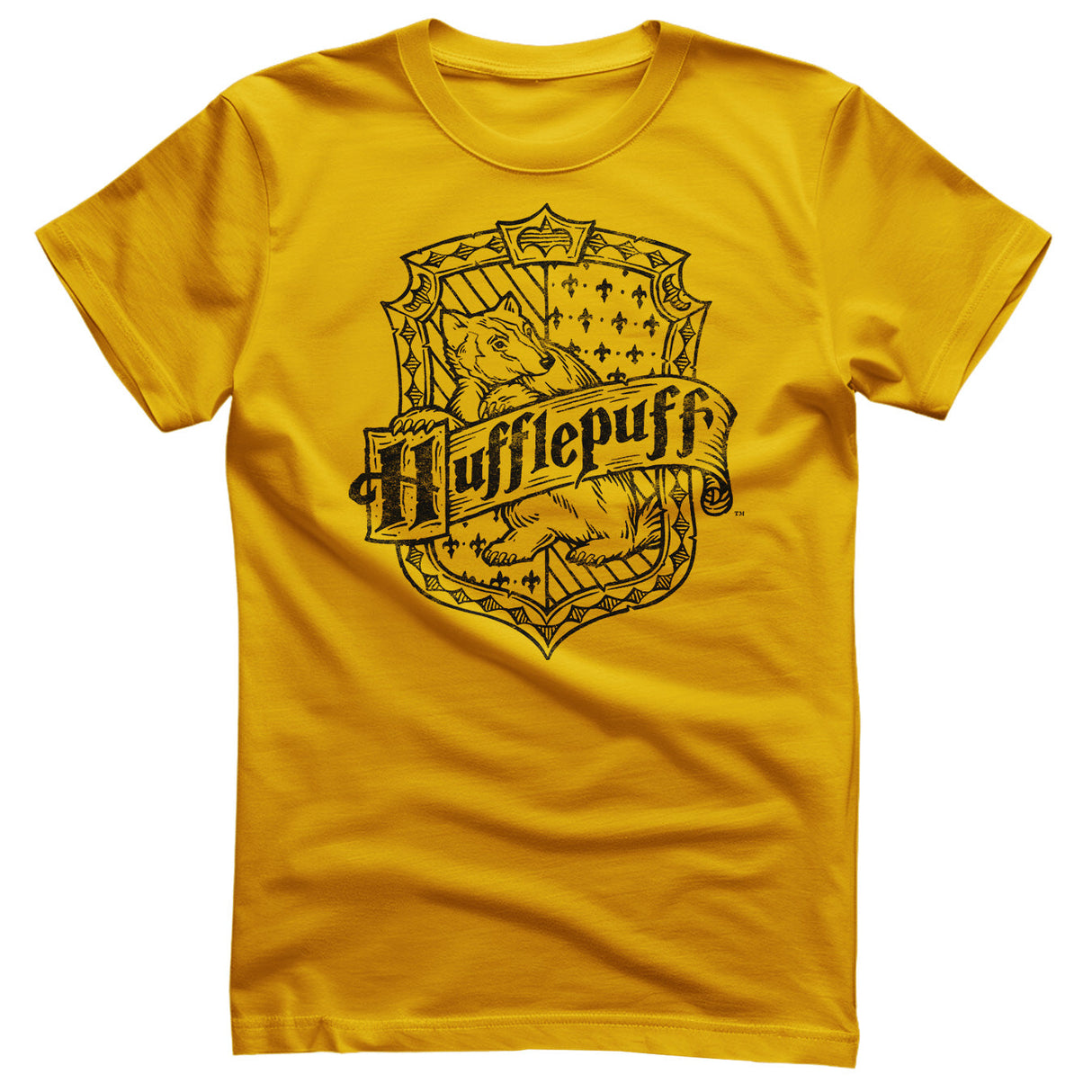 Harry Potter - Hufflepuff Washed Crest T-Shirt