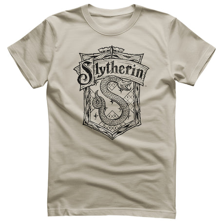 Harry Potter - Slytherin Washed Crest T-Shirt
