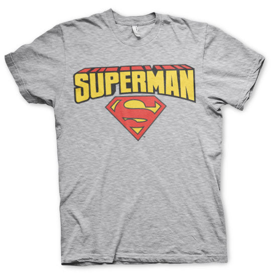 Superman Blockletter Logo T-Shirt