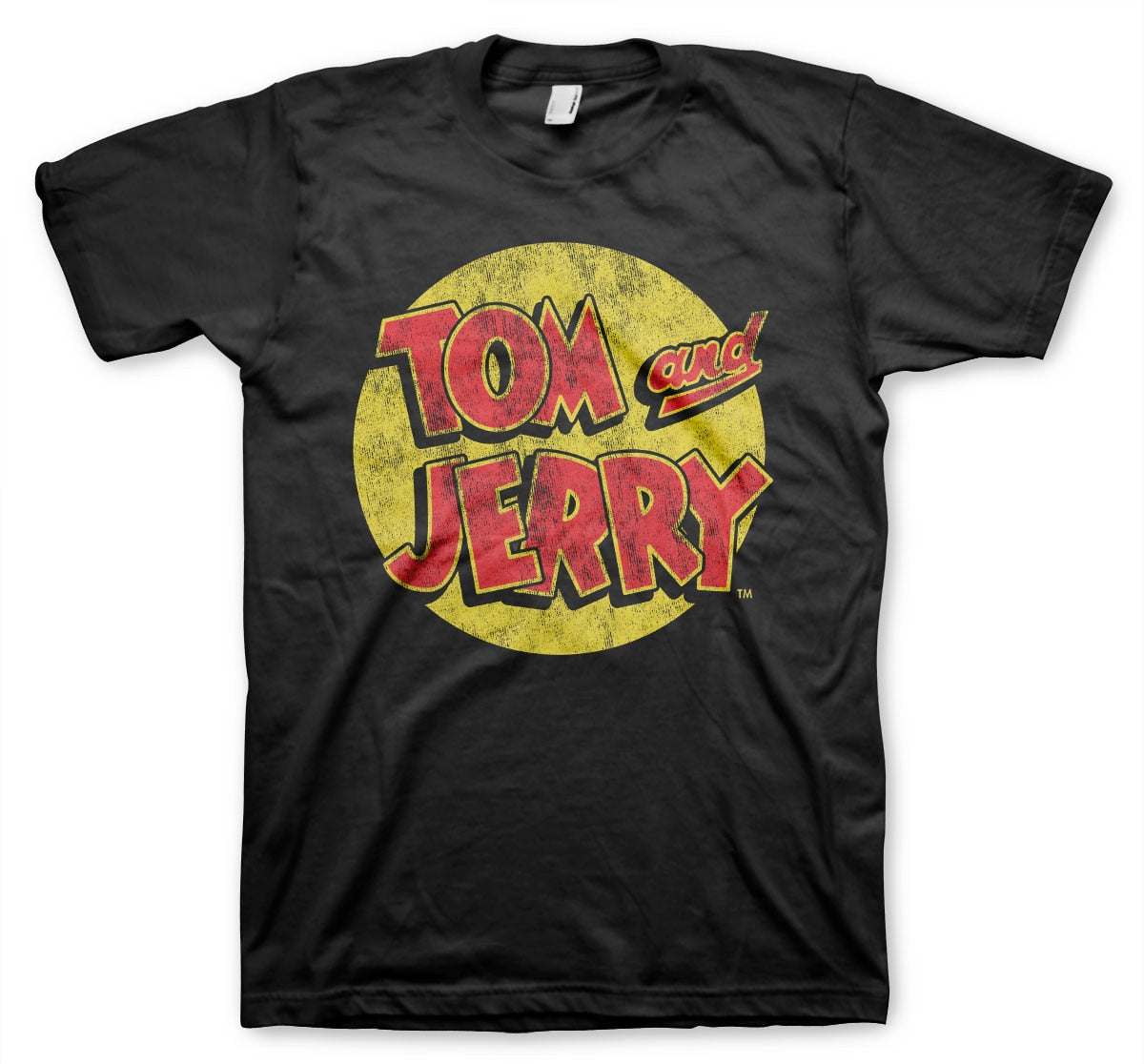 Tom & Jerry Washed Logo T-Shirt