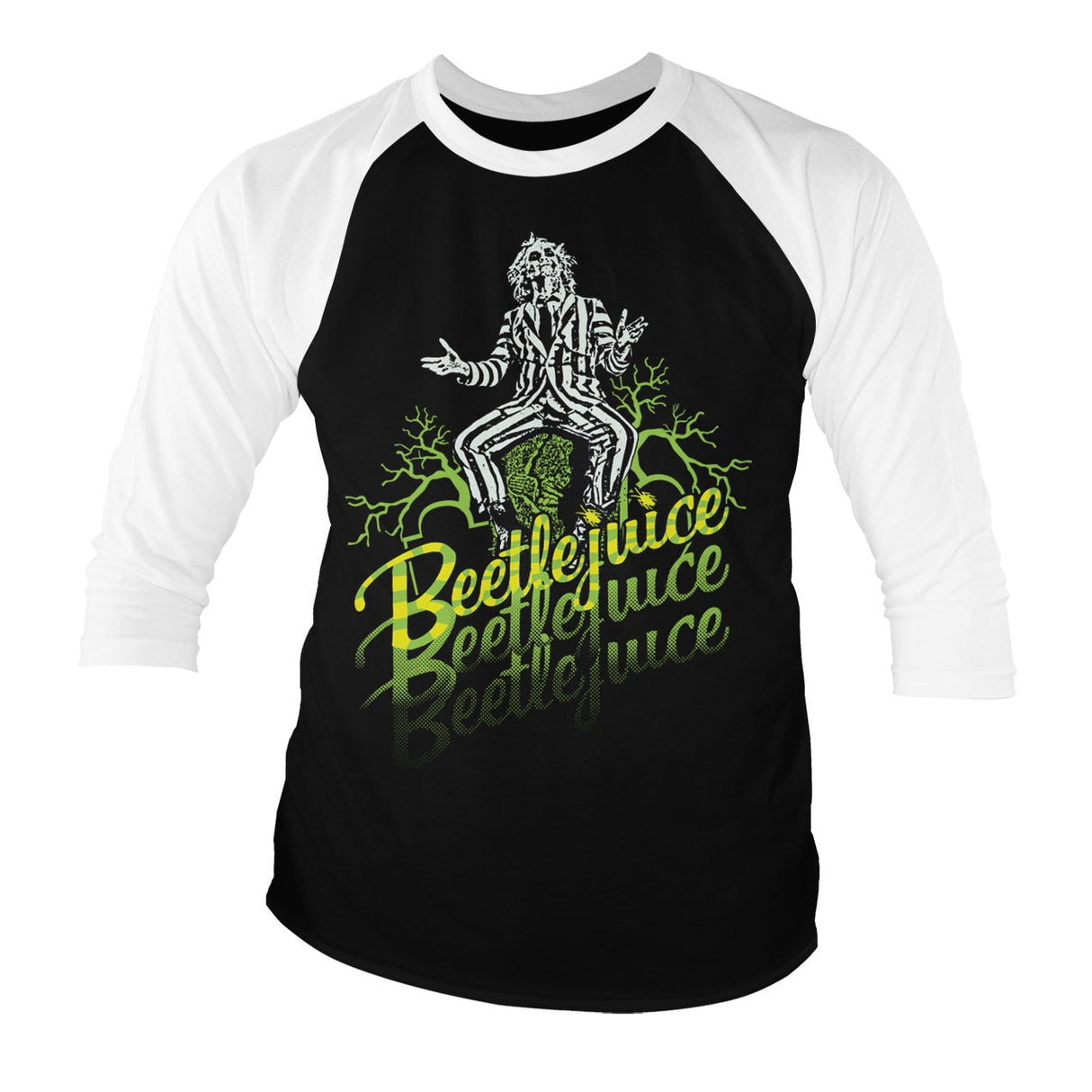 Beetlejuice Baseball 3/4 Sleeve Tee