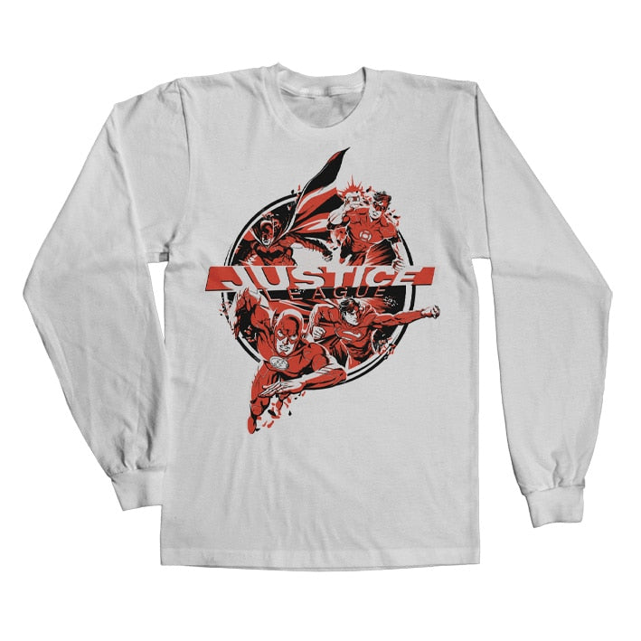 Justice League Heroes Long Sleeve Tee