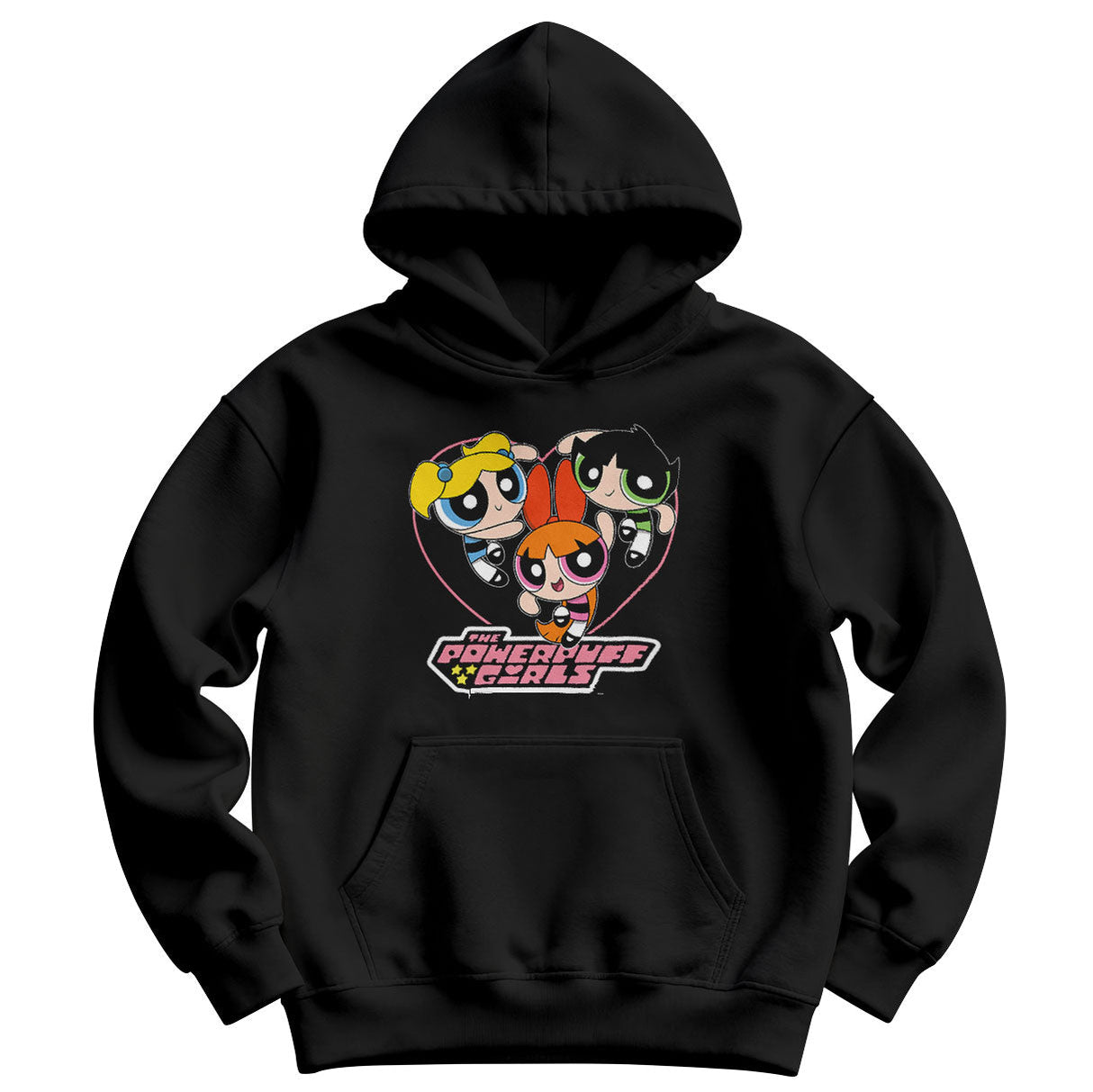 Powerpuff Girls Heart Kids Hoodie
