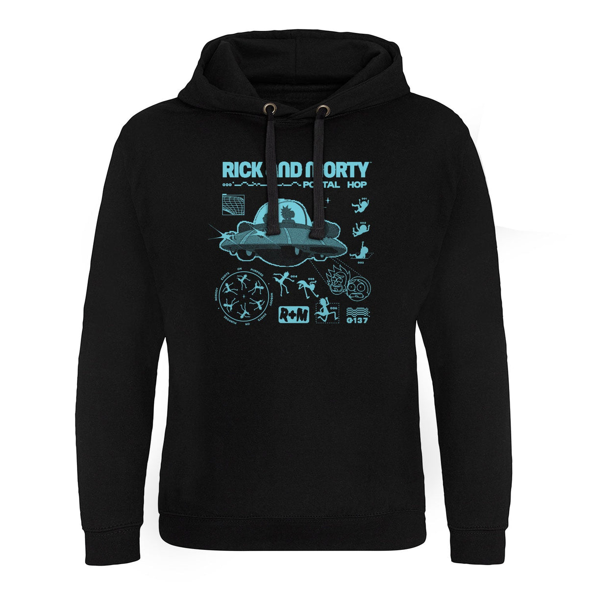 Rick And Morty - Portal Hop Epic Hoodie