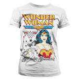 Posing Wonder Woman Girly Tee