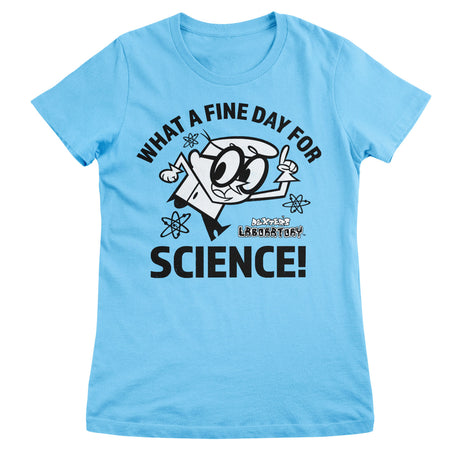 What A Fine Day For Science Girly Tee