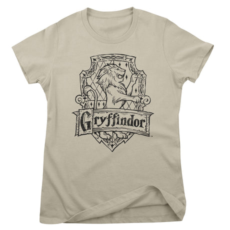 Harry Potter Gryffindor Washed Crest Girly Tee
