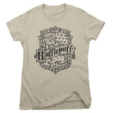 Harry Potter - Hufflepuff Washed Crest Girly Tee