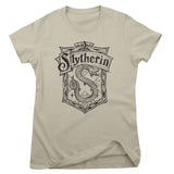 Harry Potter - Slytherin Washed Crest Girly Tee