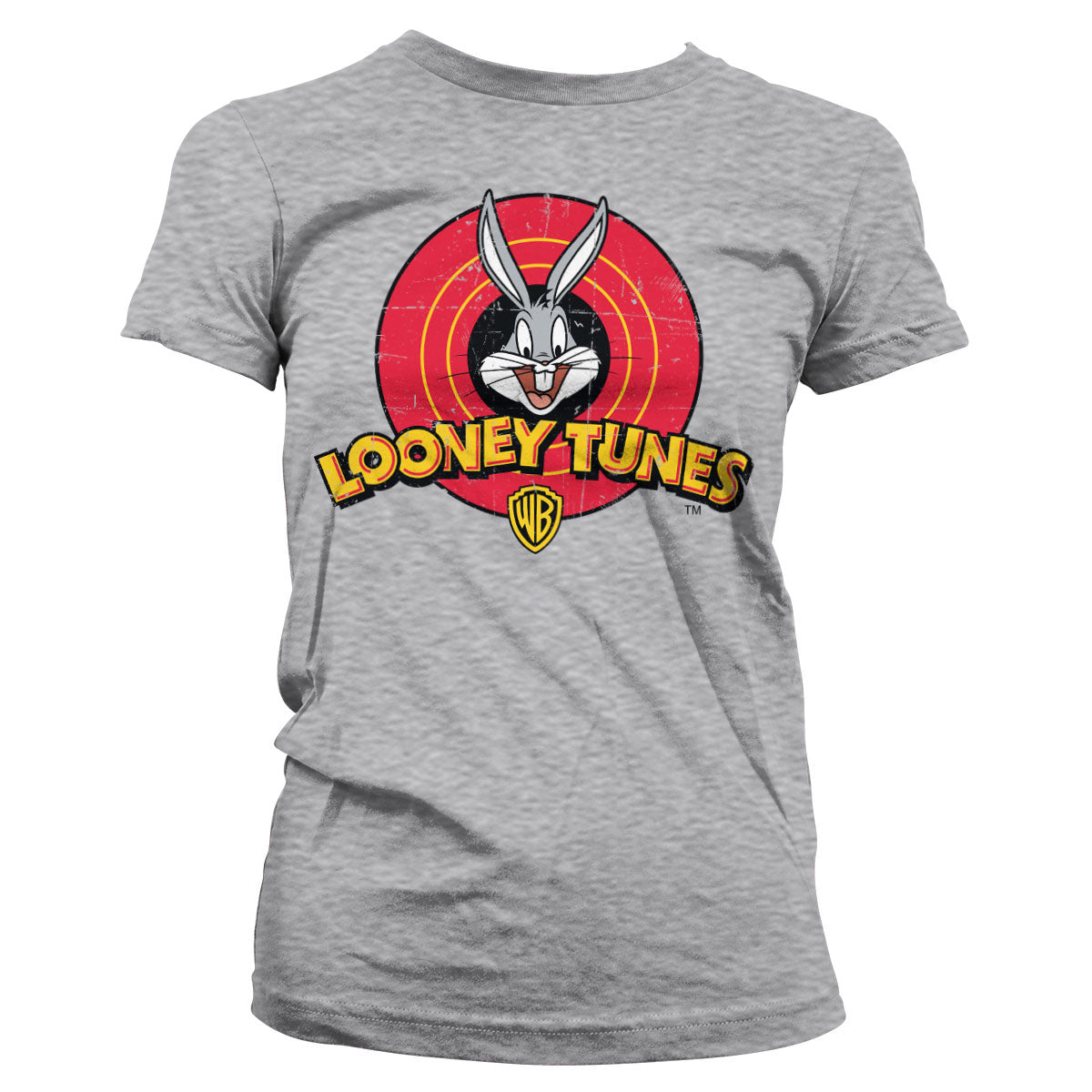 Looney Tunes Distressed Logo Girly Tee