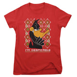 Looney Tunes Christmas - I'm Despicable Girly Tee