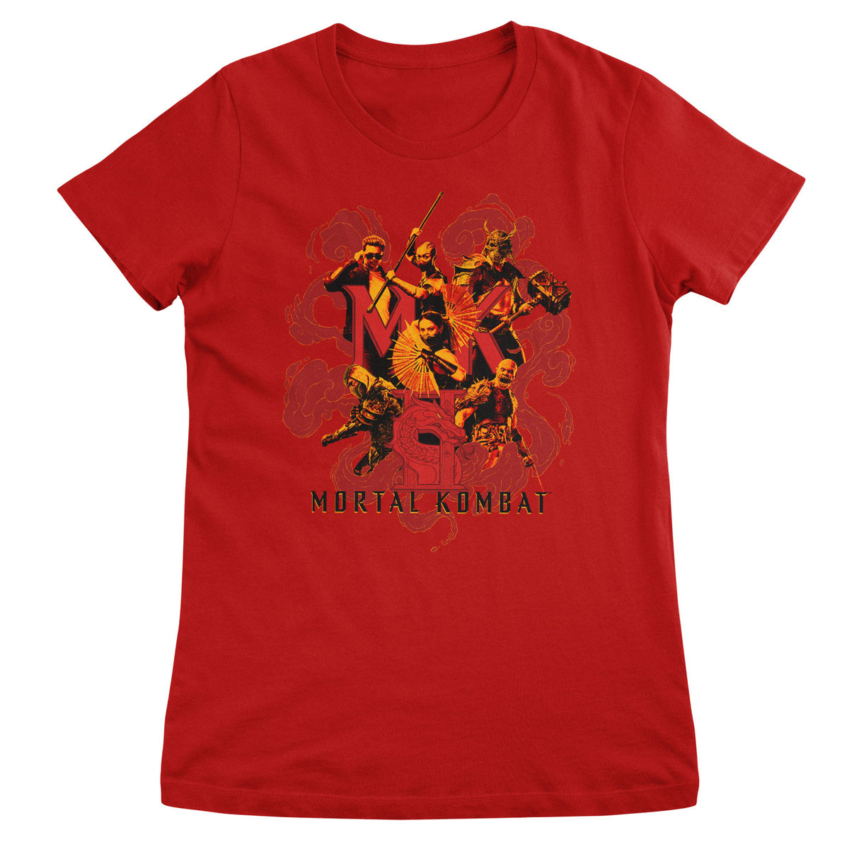 Mortal Kombat II Fighters Girly Tee