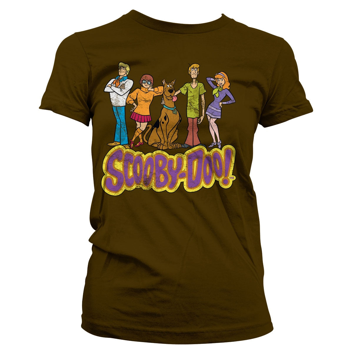 Team Scooby Doo Distressed Girly Tee