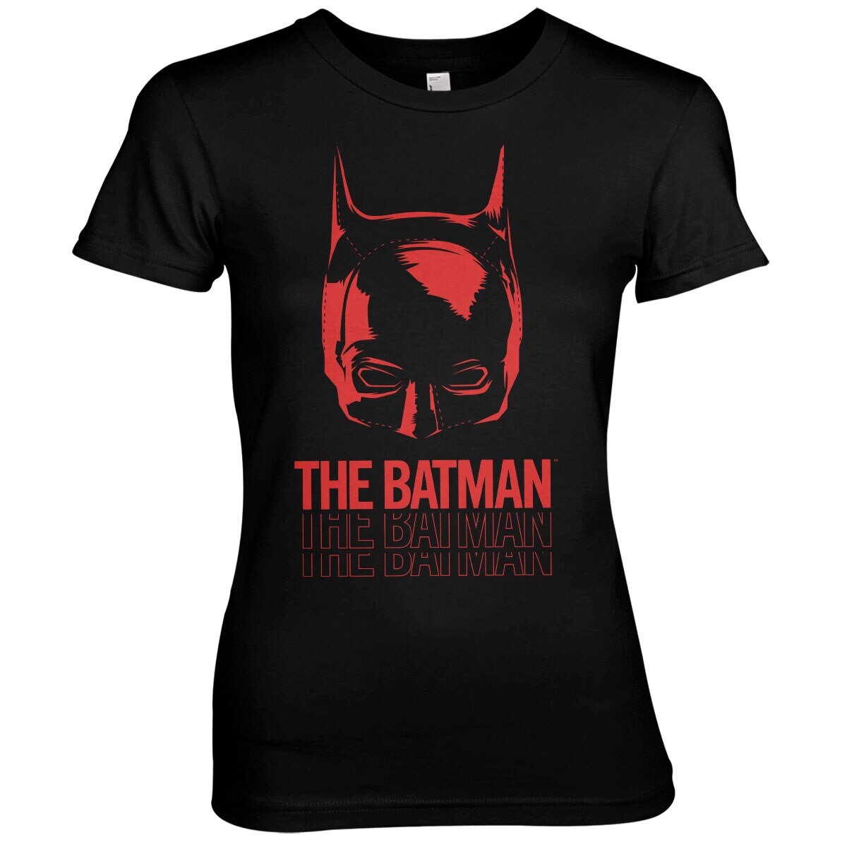 The Batman Layered Logo Girly Tee